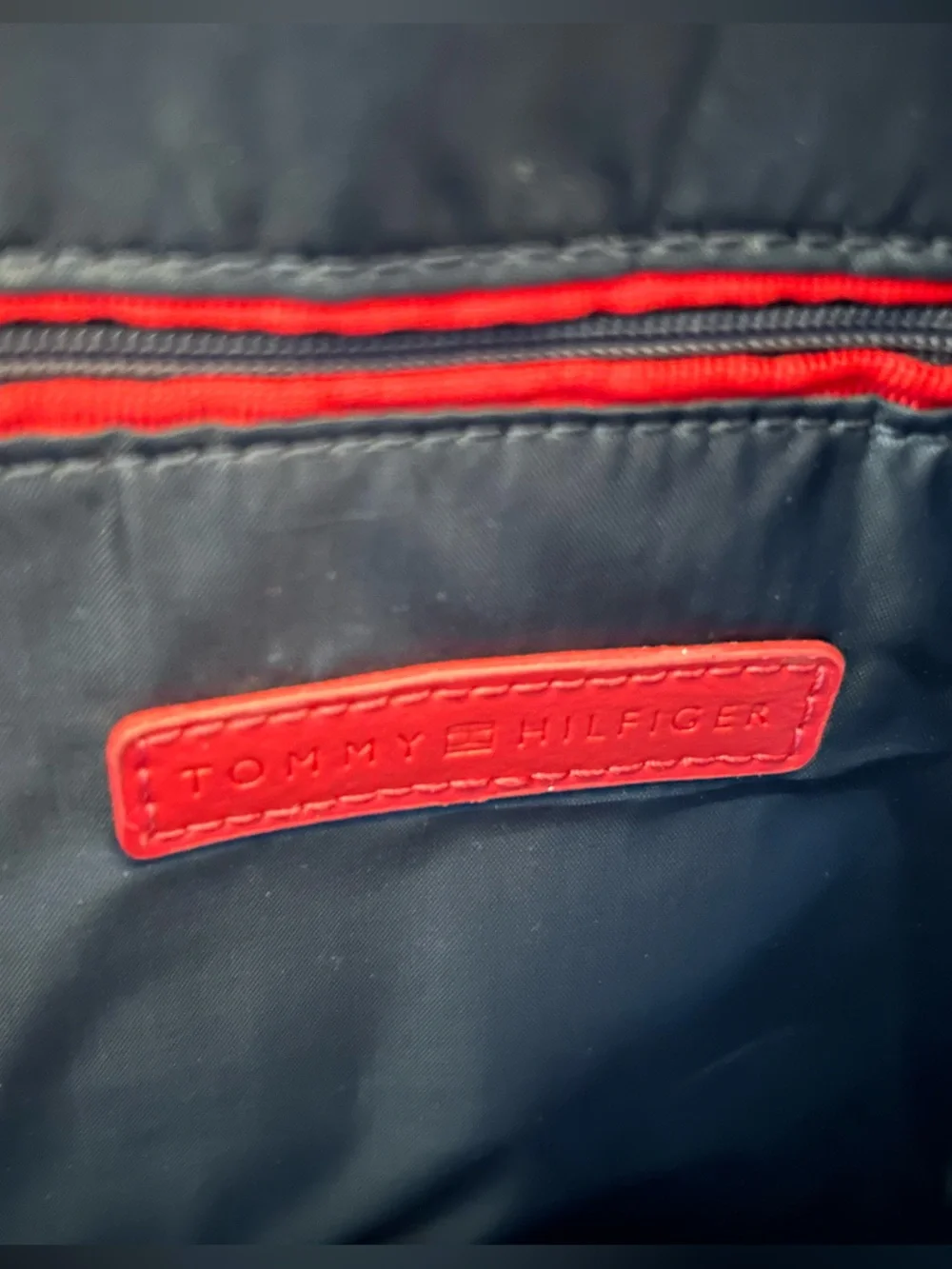 Tommy Hilfiger Black Monogram Tote MM